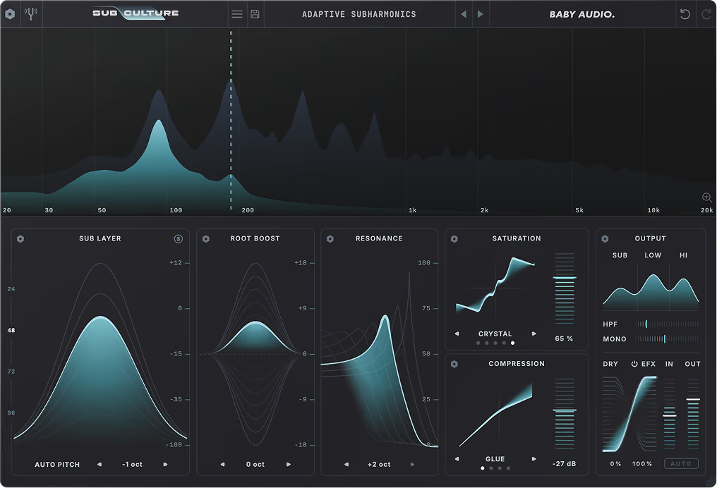 Baby Audio SubCulture official plug-in artwork