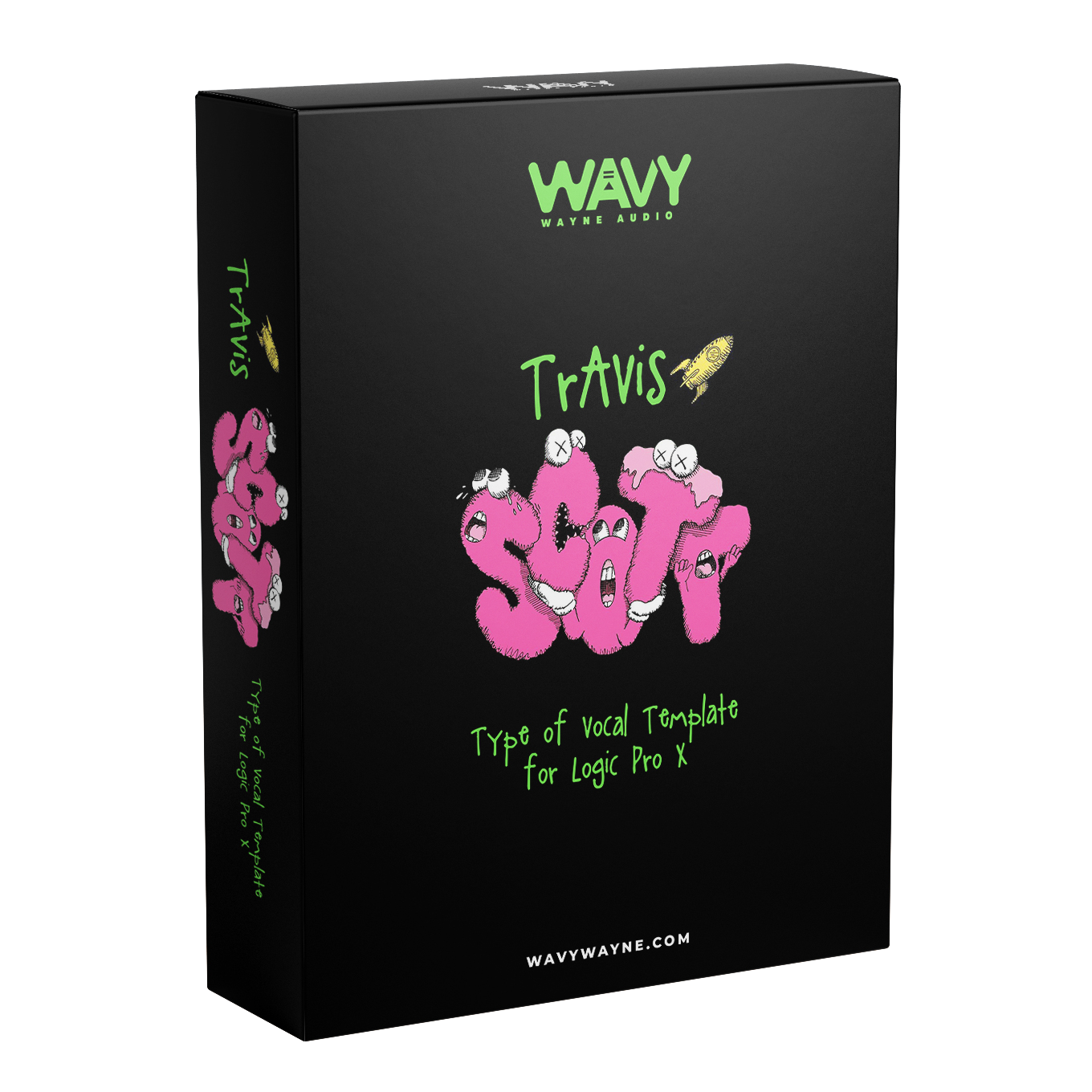 Travis Scott Type of Vocal Template for Logic Pro X Wavy Pro Audio
