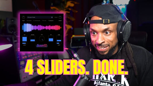 SweetEQ on Vocal Bus + Drums (Before & After)