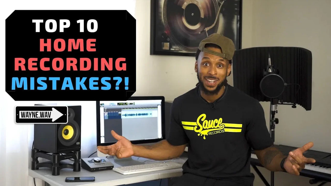 Top 10 Home Studio Recording Mistakes