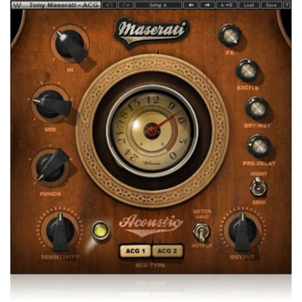 Waves Maserati ACG Acoustic Guitar Designer Plug-in – Wavy Pro Audio
