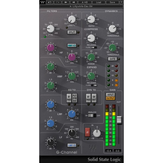 Waves SSL G-Channel EQ and Dynamics Plug-in