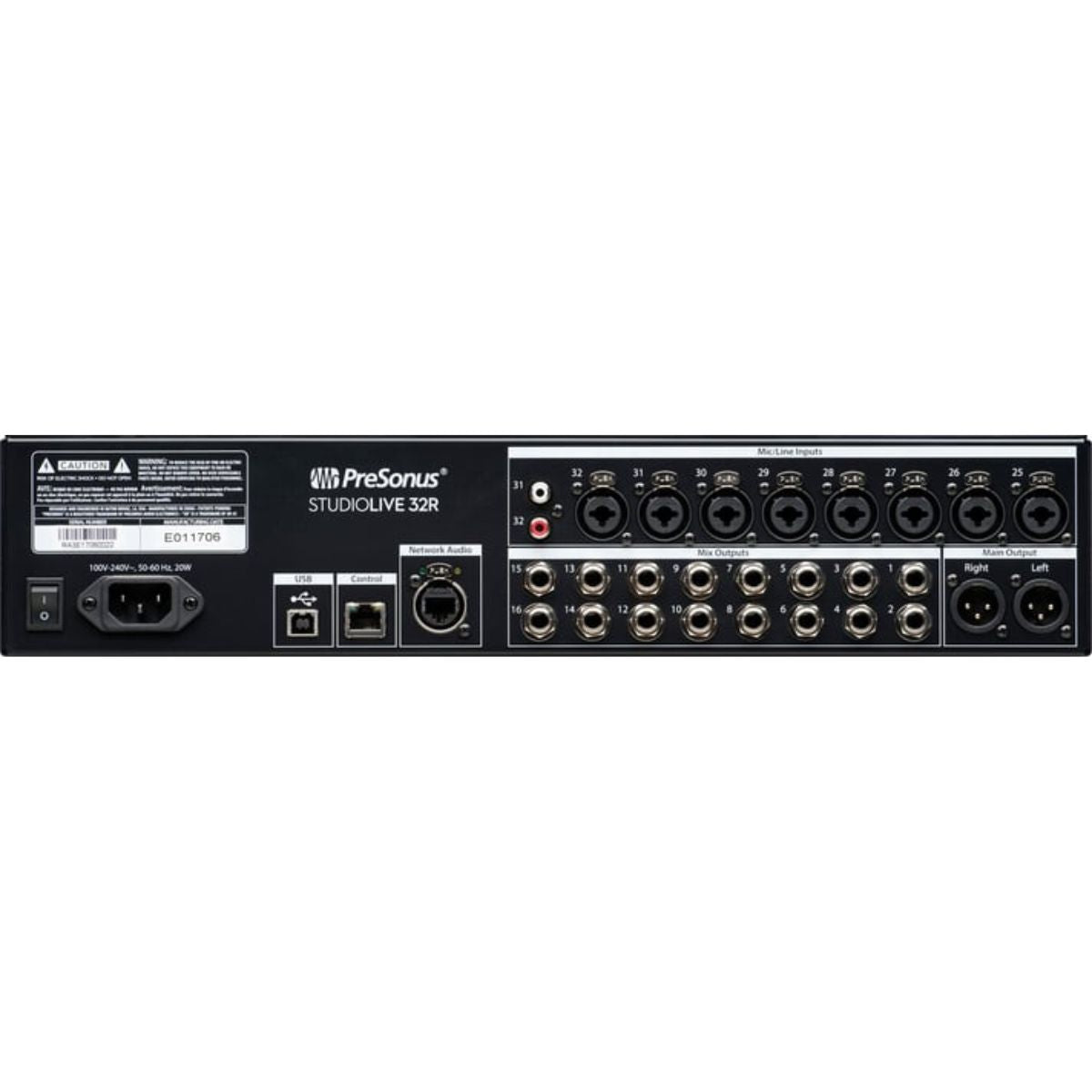 PreSonus StudioLive 32R 32-channel Rackmount Digital Mixer