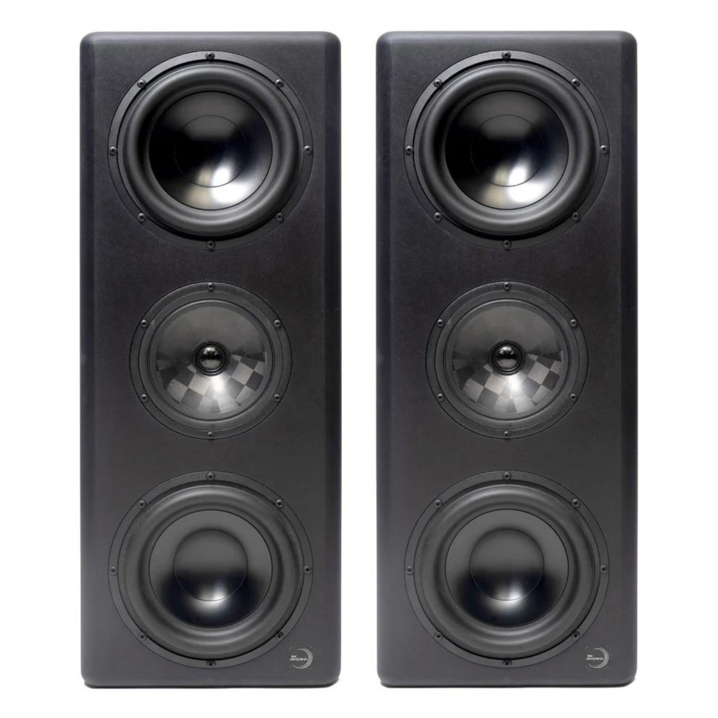 Ex Machina Soundworks Quasar MKII 3-way Dual 8-inch Active Studio Monitors - Pair