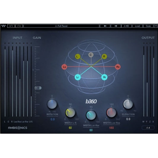 Waves B360 Ambisonics B-format Encoder Plug-in