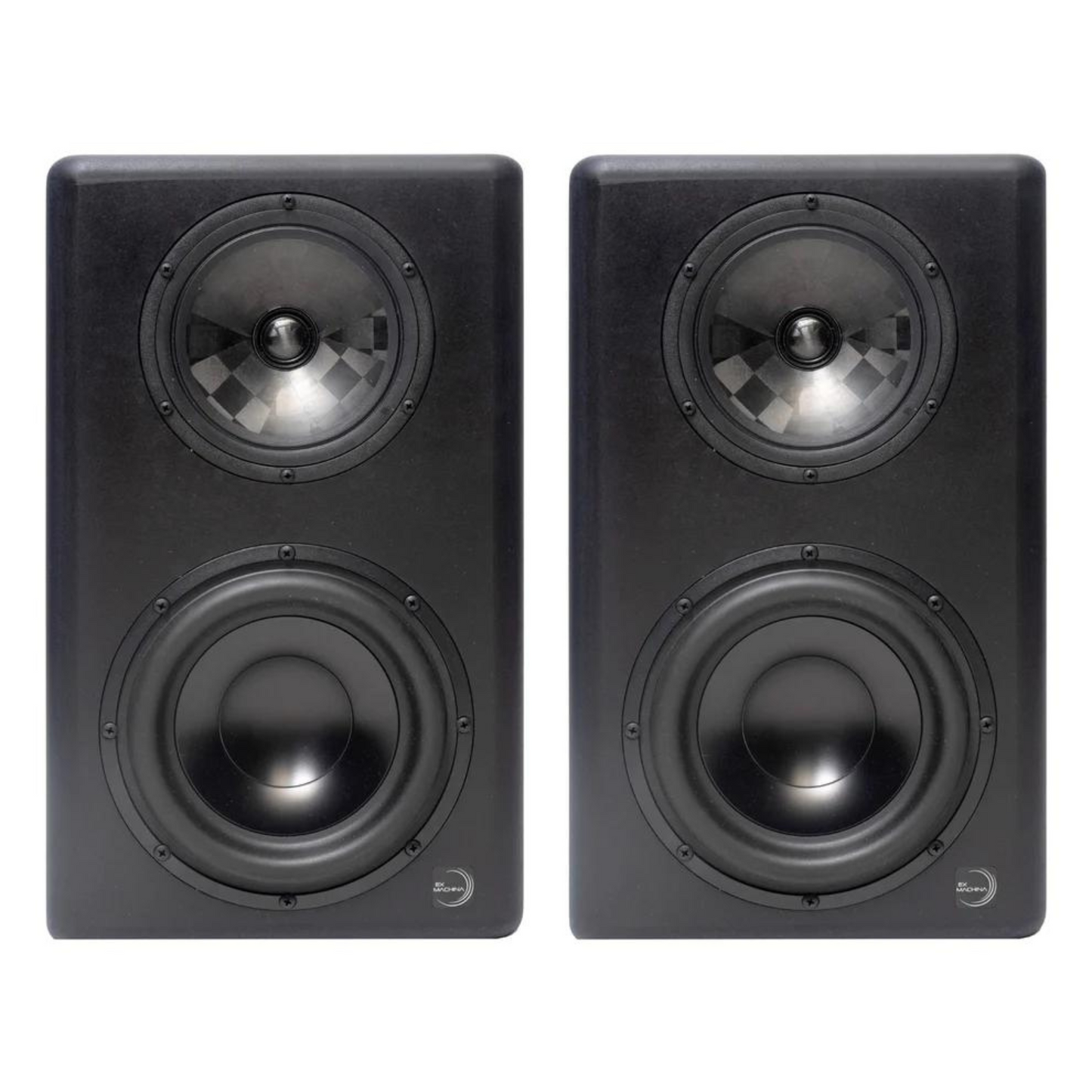 Ex Machina Soundworks Pulsar MKII 3-way 8-inch Active Studio Monitors - Pair