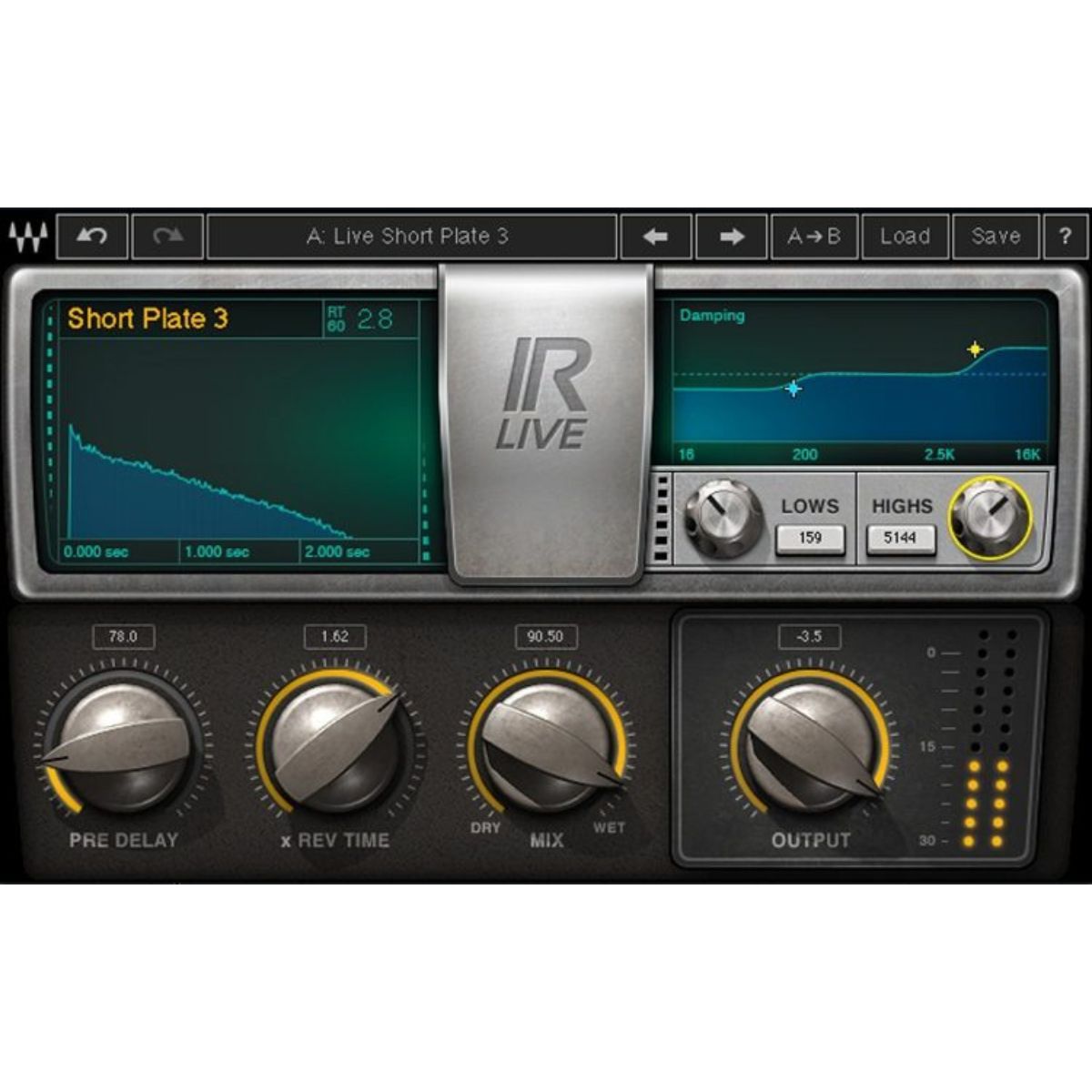 Waves IR-Live Convolution Reverb Plug-in – Wavy Pro Audio