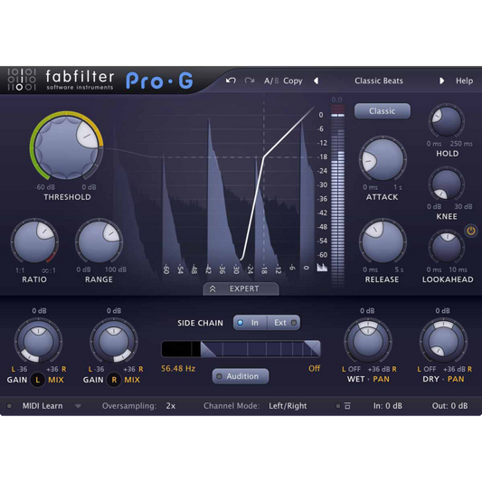 FabFilter Pro-G Gate / Expander Plug-in