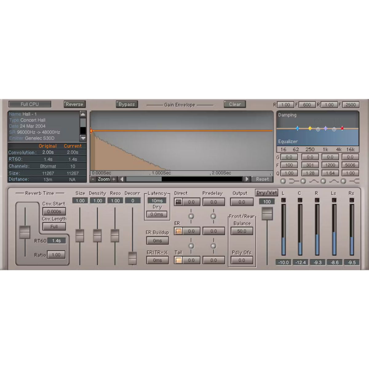 Waves IR360 Convolution Reverb Plug-in