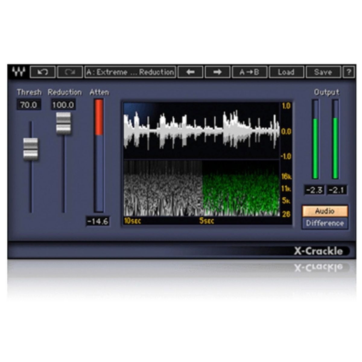 Waves X-Crackle Crackle and Surface Noise Removal Plug-in