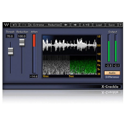 Waves X-Crackle Crackle and Surface Noise Removal Plug-in