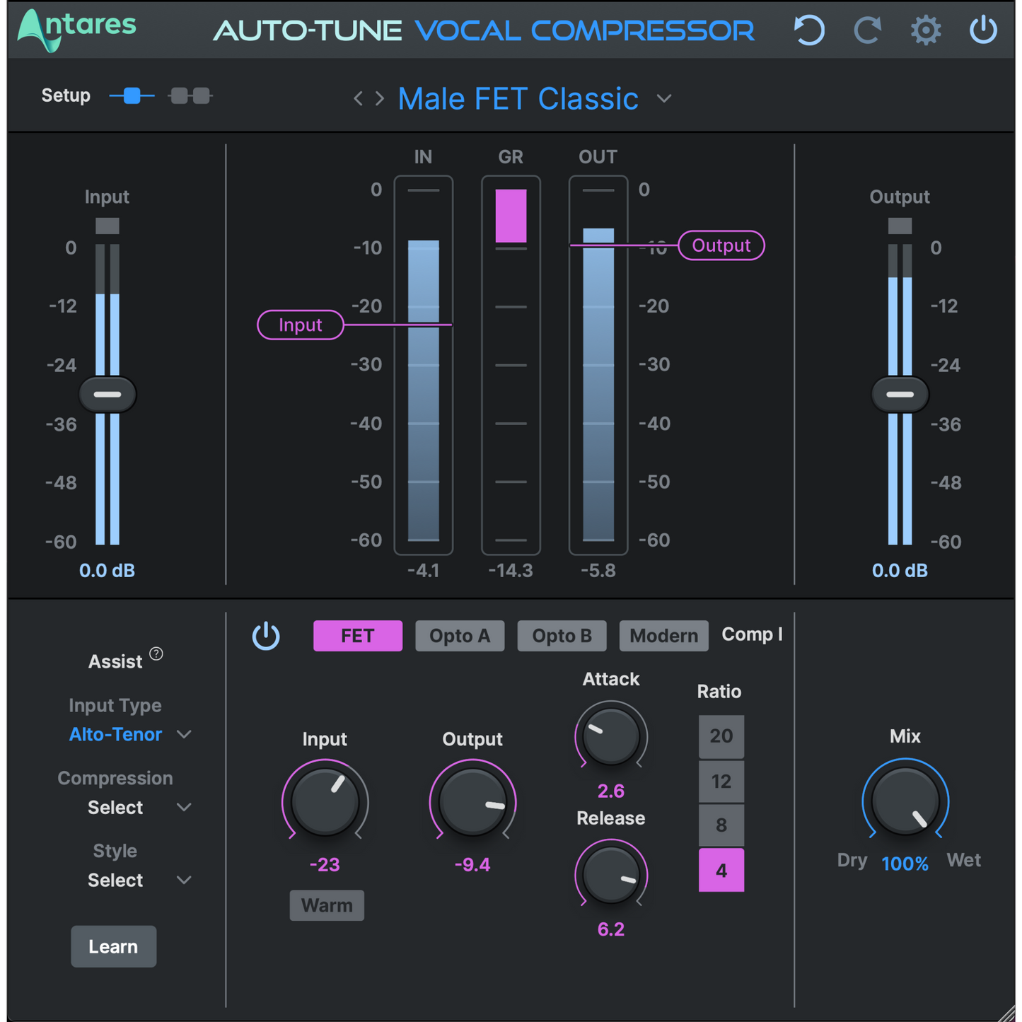 Antares Auto-Tune Vocal Compressor Plug-in