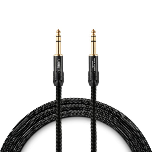 Warm Audio Prem-TRS-20' Premier Gold TRS to TRS Cable - 20-foot