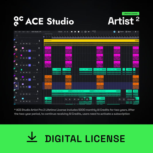 ACE Studio Artist 2.0 Lifetime AI Vocal Studio Software
