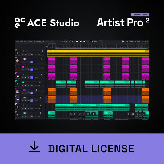 ACE Studio Artist Pro 2.0 Lifetime AI Vocal Studio Software