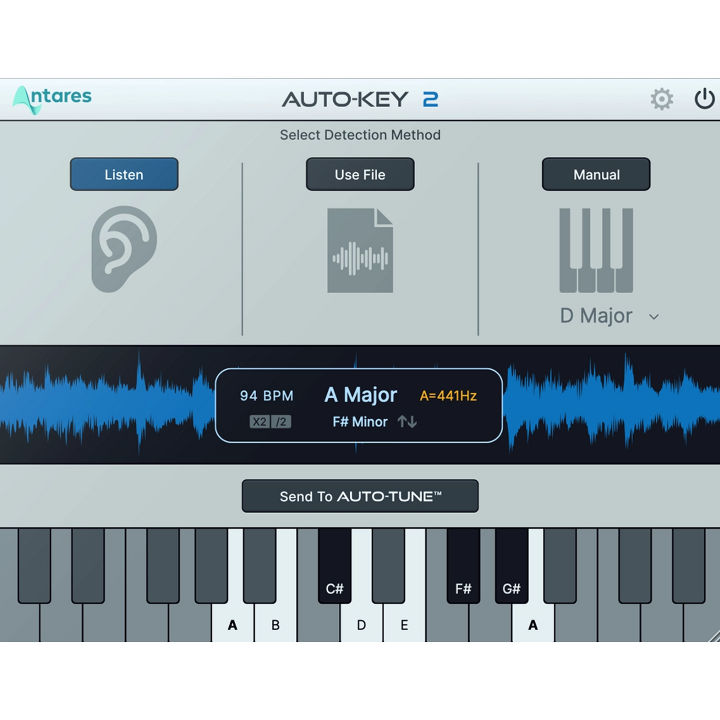 Antares Auto-Key 2 Automatic Key and Scale Detection Plug-in Wavy Pro Audio