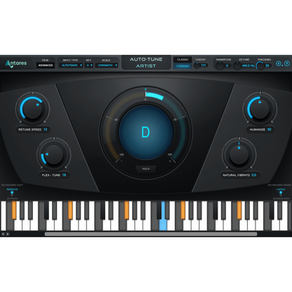 Antares Auto-Tune Artist Pitch Correction Plug-in Wavy Pro Audio