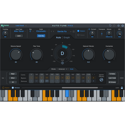 Antares Auto-Tune Pro X Pitch Correction and Vocal Effects Plug-in Wavy Pro Audio