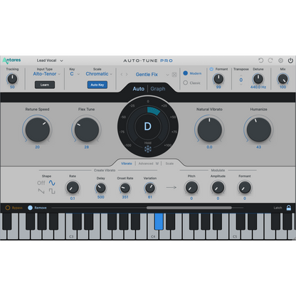 Antares Auto-Tune Pro X Pitch Correction and Vocal Effects Plug-in Wavy Pro Audio