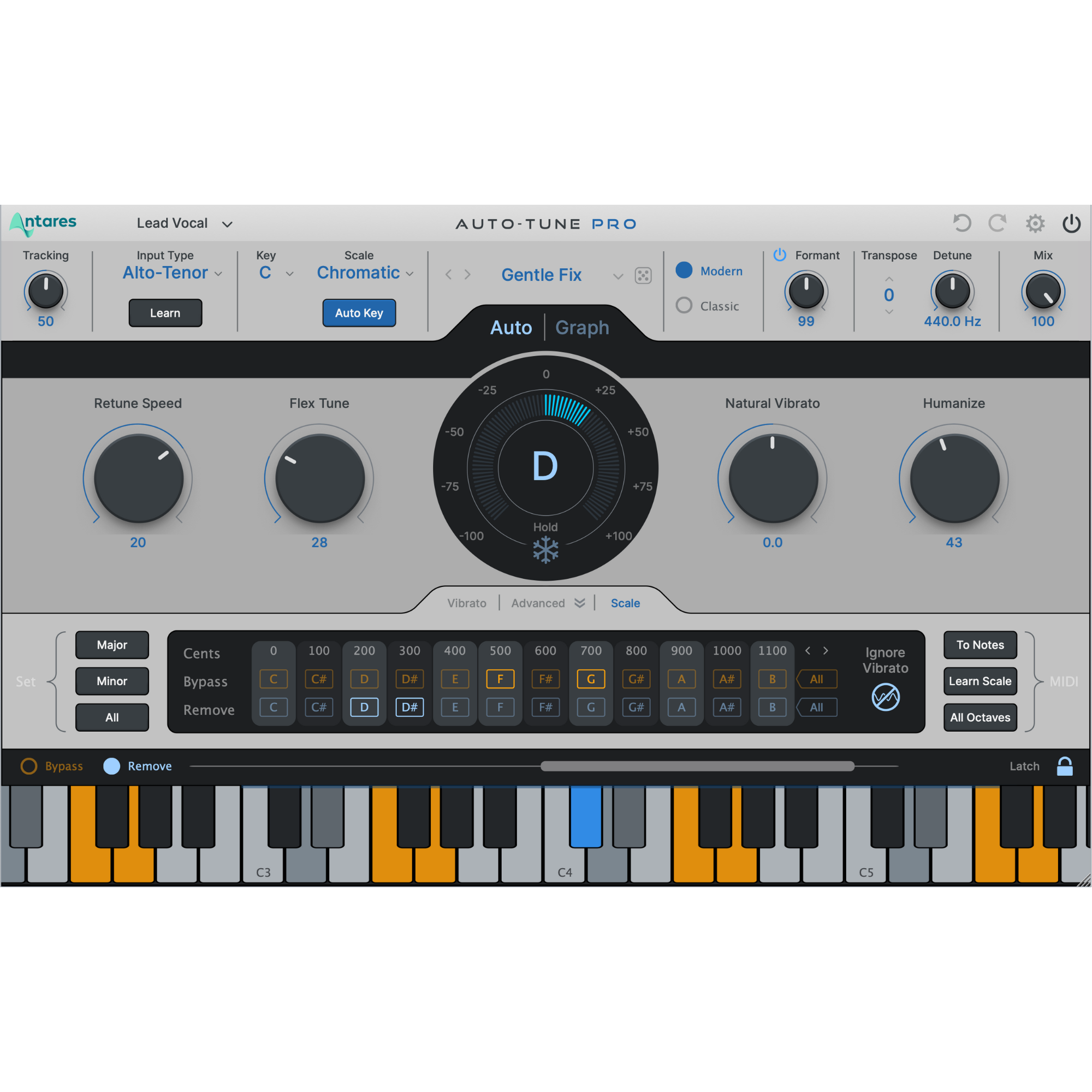 Antares Auto-Tune Pro X Pitch Correction and Vocal Effects Plug-in ...