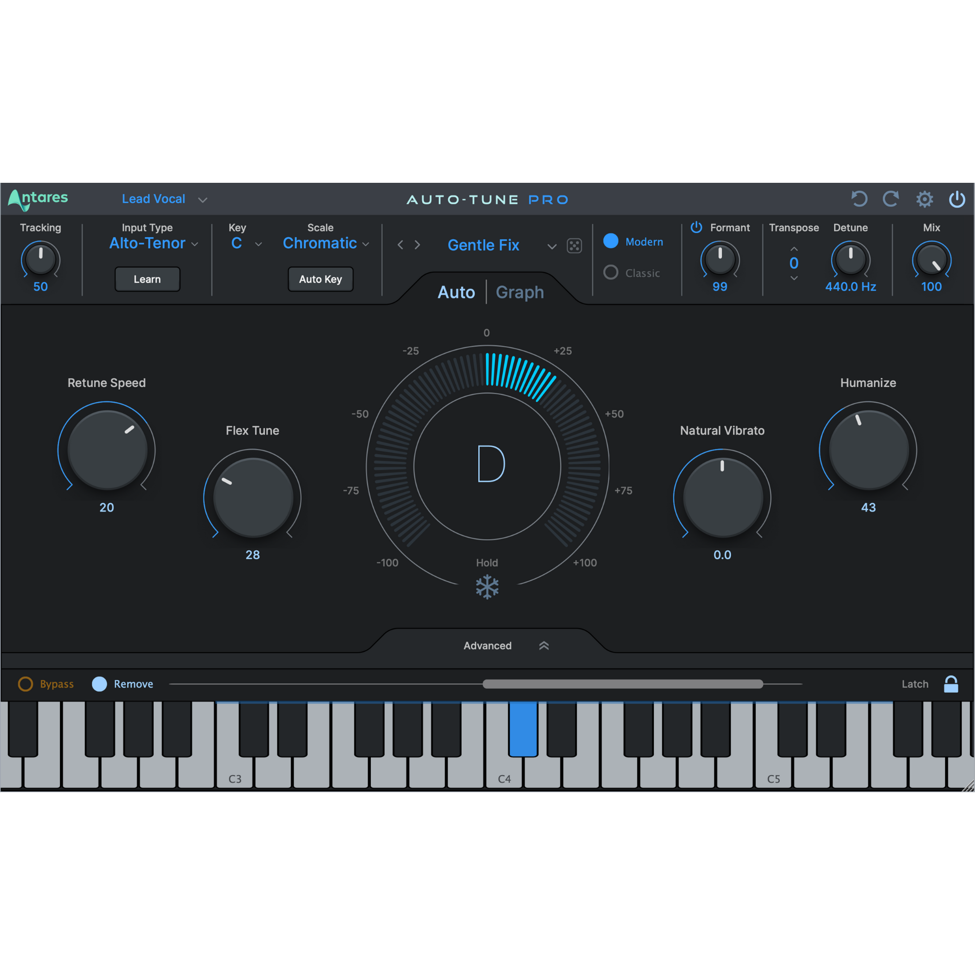 Antares Auto-Tune Pro X Pitch Correction and Vocal Effects Plug-in ...