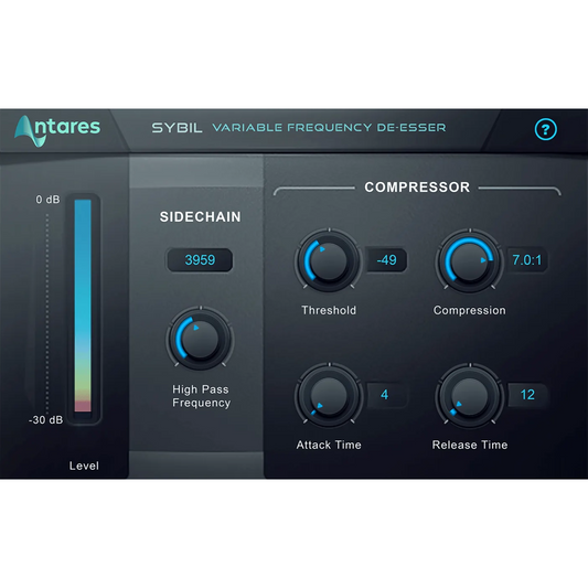 Antares SYBIL Evo Vocal De-esser Plug-in Wavy Pro Audio