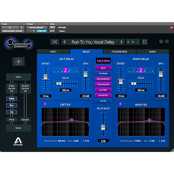 Apogee Clearmountain's Domain Plug-in Wavy Pro Audio