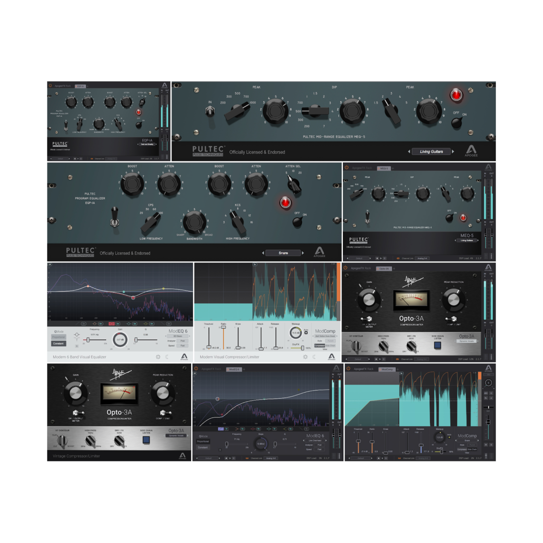 Apogee FX Rack Plug-in Bundle Wavy Pro Audio