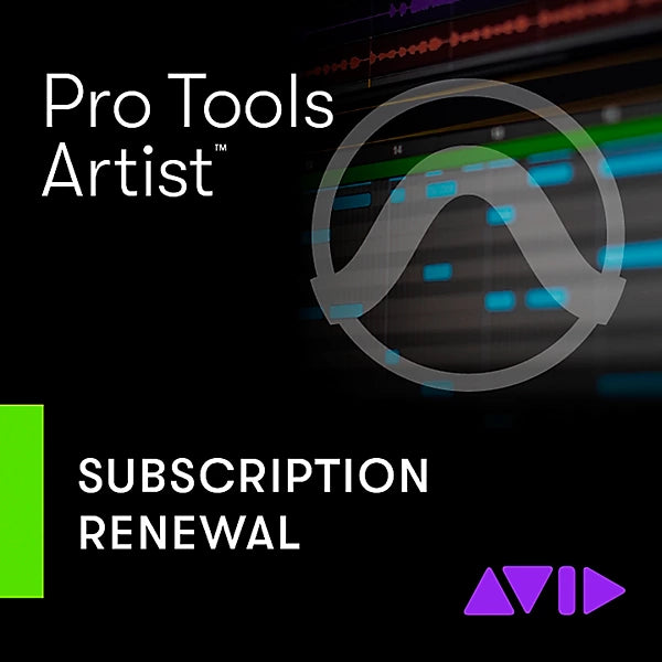 Avid Pro Tools Artist - Annual Subscription (Non-Renewal) Wavy Pro Audio