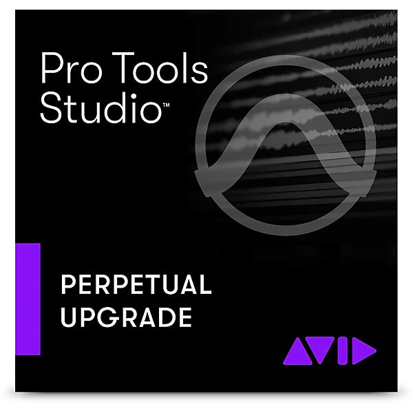 Avid Pro Tools Studio Perpetual License Upgrade (Updates and Support for 1 Year) Wavy Pro Audio