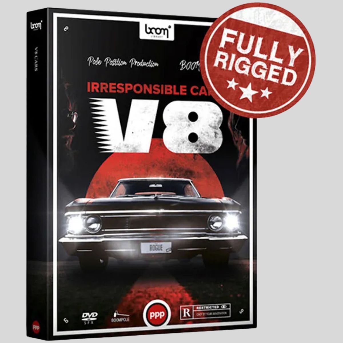 BOOM Library Cars V8 Fully Rigged