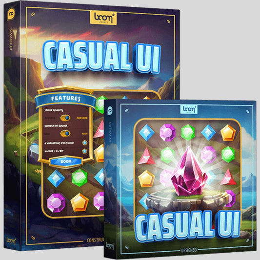 BOOM Library Casual UI Bundle Sound Effects Bundle