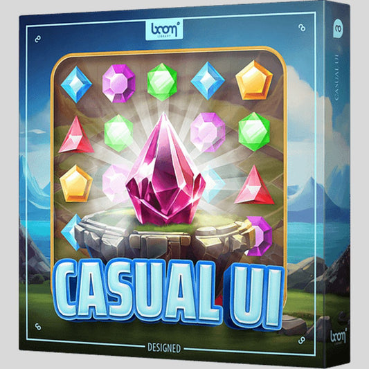 BOOM Library Casual UI DESIGNED Sound Effects Library