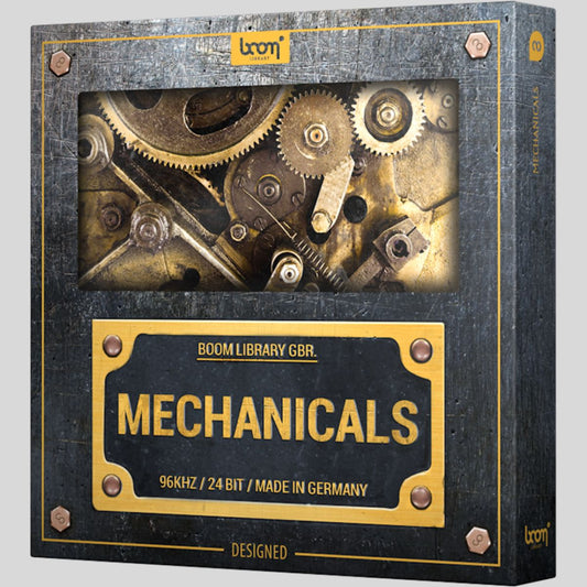 BOOM Library Mechanicals DESIGNED Sound Effects Library