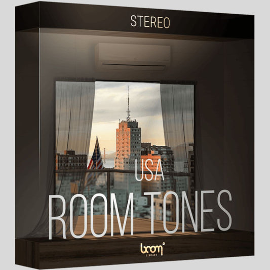 BOOM Library Room Tones USA STEREO Sound Effects Library