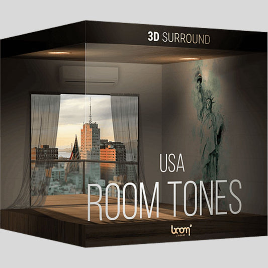 BOOM Library Room Tones USA SURROUND Sound Effects Library