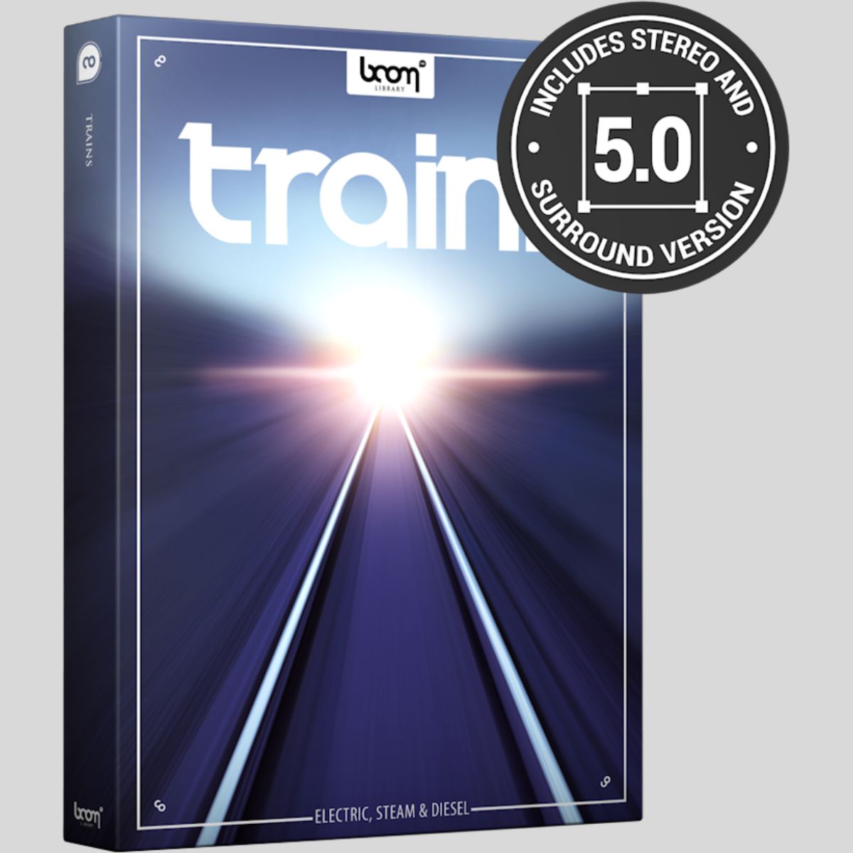 BOOM Library Trains Stereo Amp SURROUND Sound Effects Library