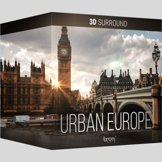 BOOM Library Urban Europe SURROUND Sound Effects Library