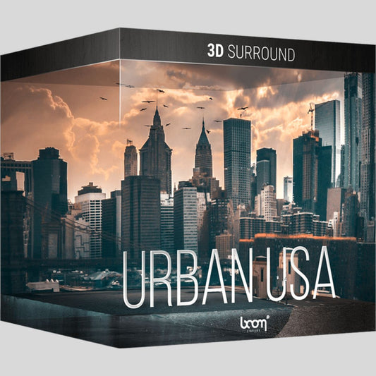BOOM Library Urban USA SURROUND Sound Effects Library