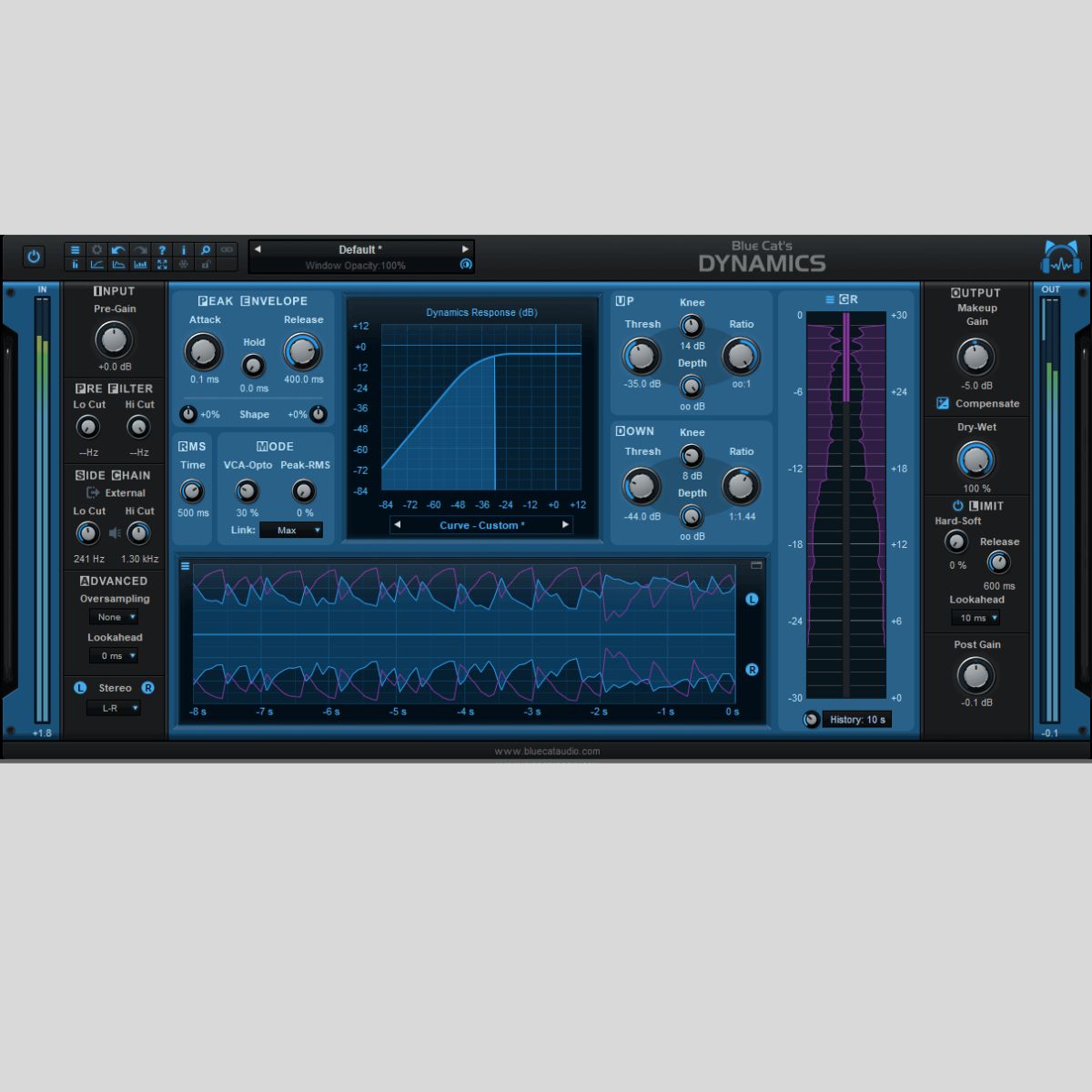 Blue Cat Audio Dynamics Dynamics Processor Plug-in
