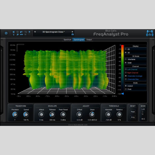 Blue Cat Audio FreqAnalyst Pro Spectrum Analyzer Plug-in
