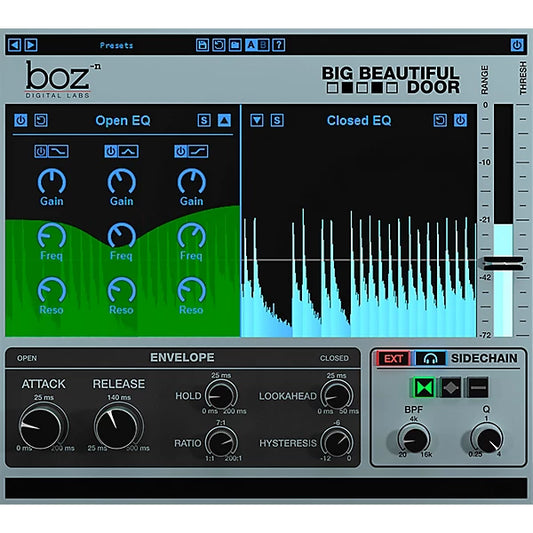 Boz Digital Labs Big Beautiful Door Dynamics Plug-in Wavy Pro Audio