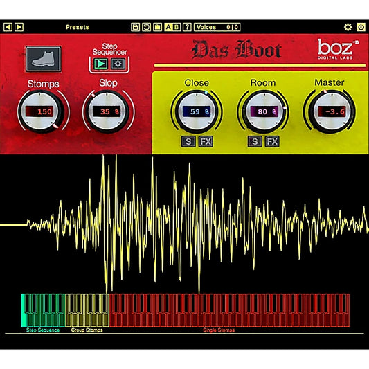 Boz Digital Labs Das Boot Stomp Designer Plug-in Wavy Pro Audio