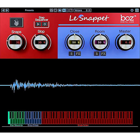 Boz Digital Labs Le Snappet Snap Designer Plug-in Wavy Pro Audio