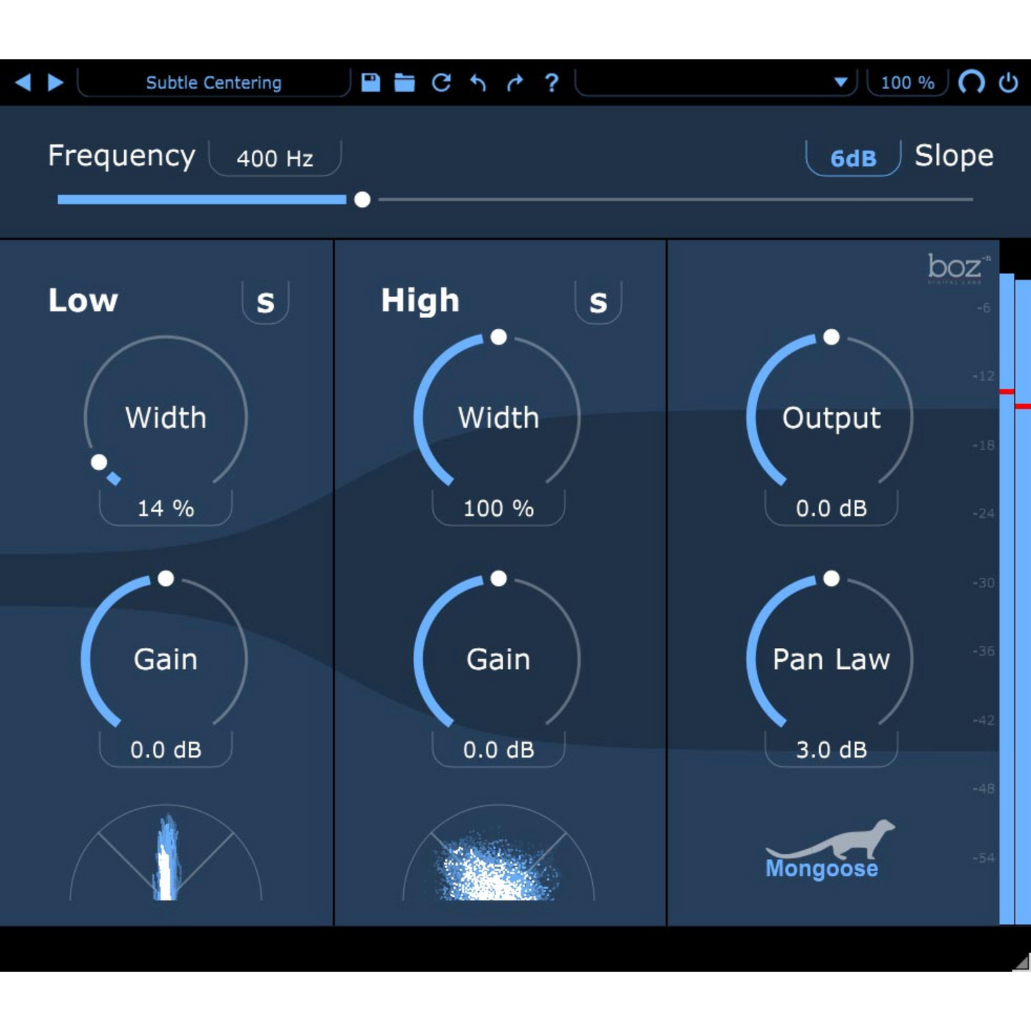 Boz Digital Labs Mongoose Mid-side Processor Plug-in Wavy Pro Audio