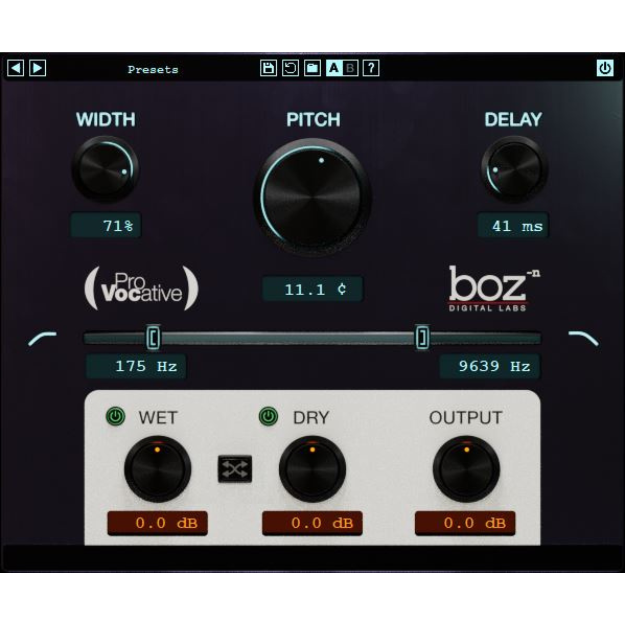 Audio Pitcher Boz Digital Labs ProVocative Micro Pitch-shifting Plug-in – Wavy Pro Audio