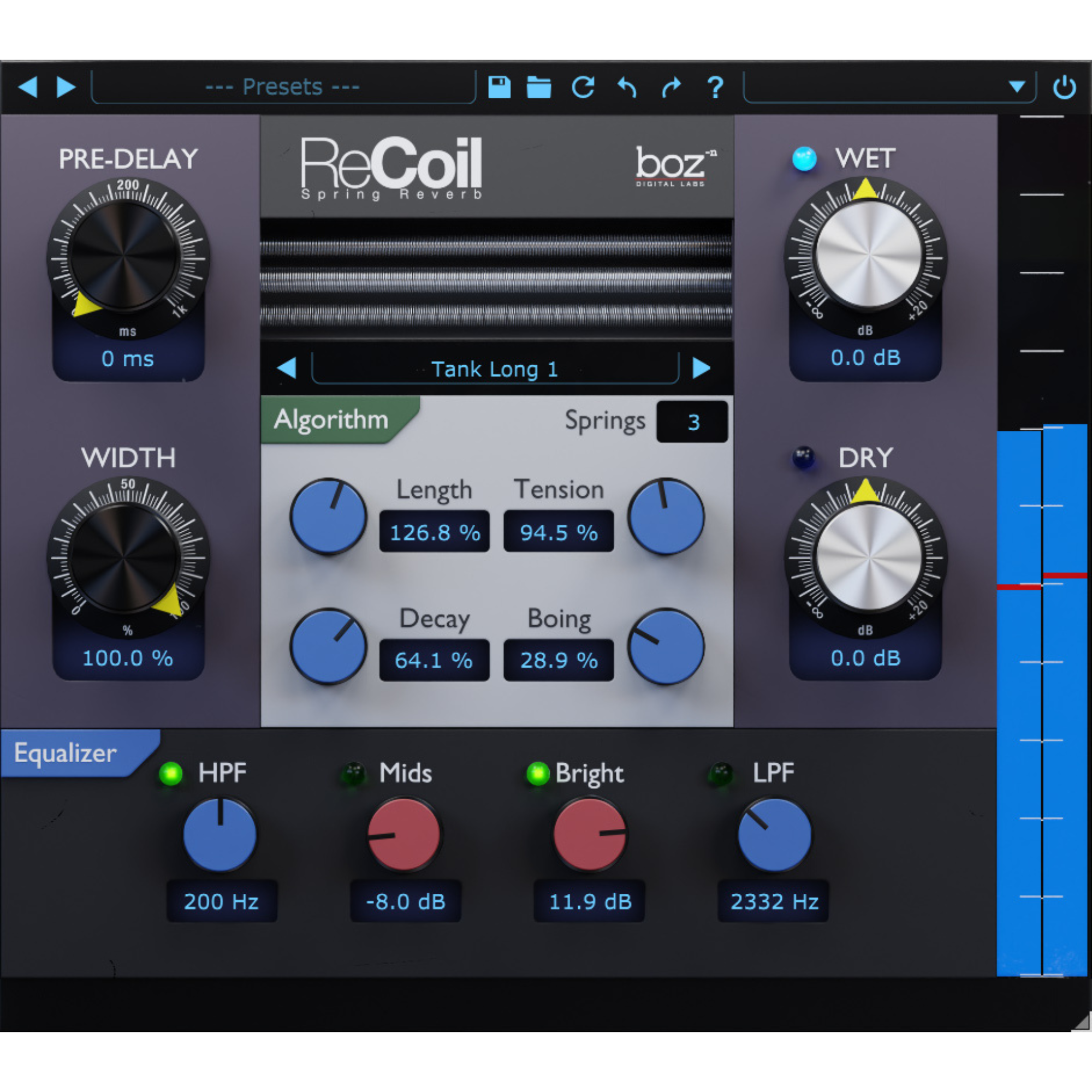 Boz Digital Labs ReCoil Spring Reverb Plug-in – Wavy Pro Audio