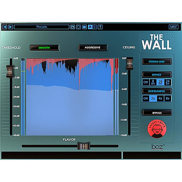 Boz Digital Labs The Wall Limiter Plug-in Wavy Pro Audio