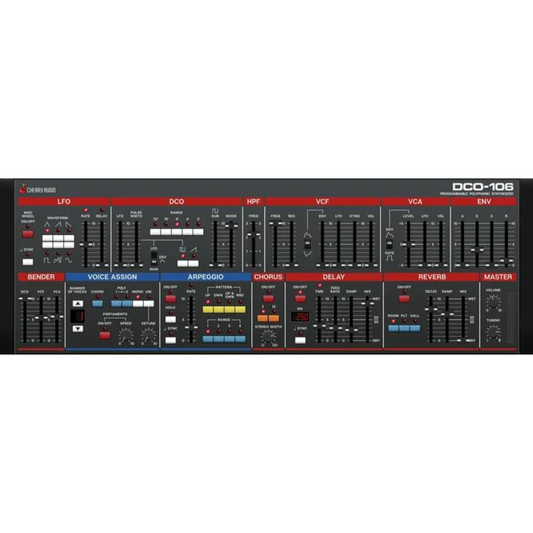 Cherry Audio DCO-106 Synthesizer Software Instrument Wavy Pro Audio