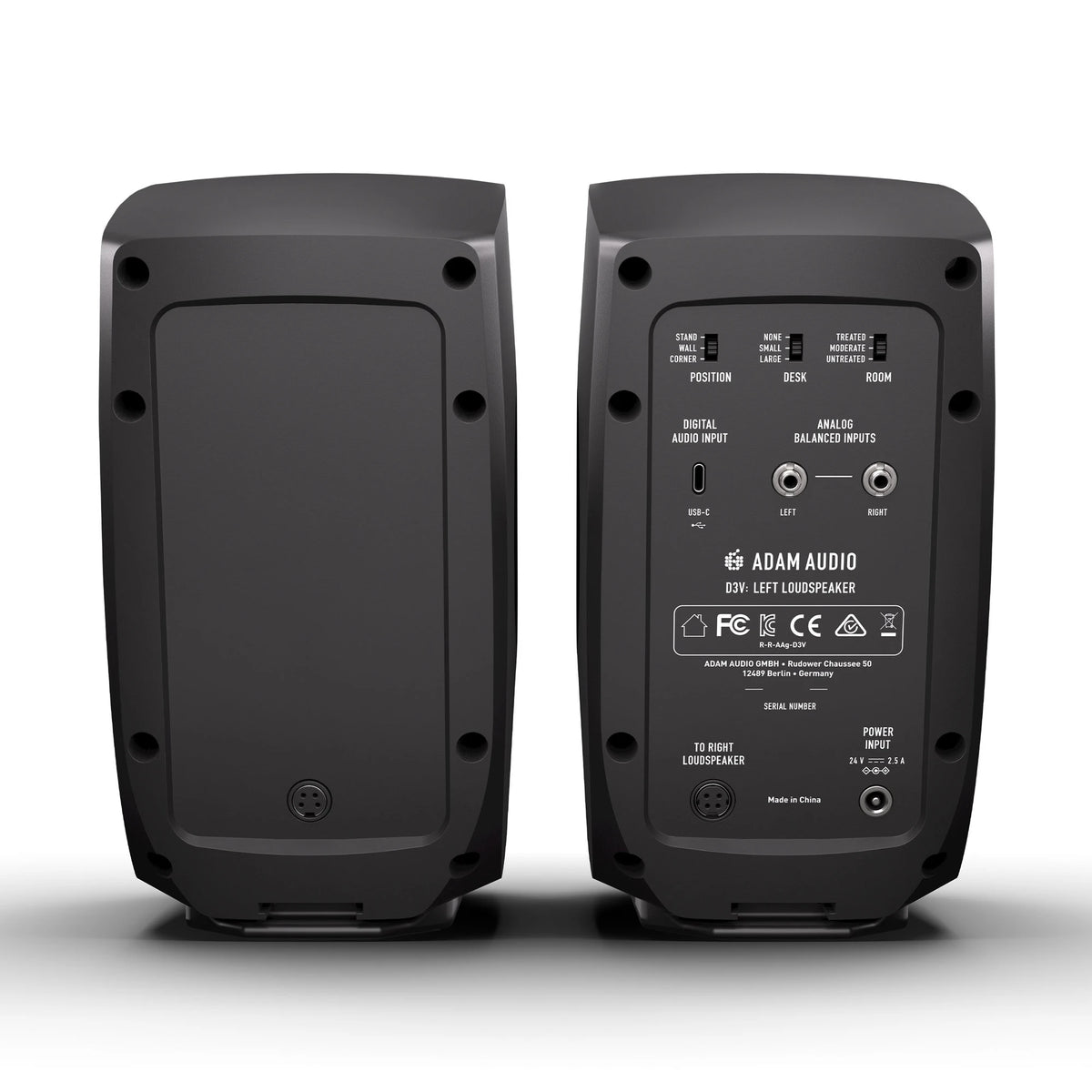 D3V Desktop Monitor Black Back